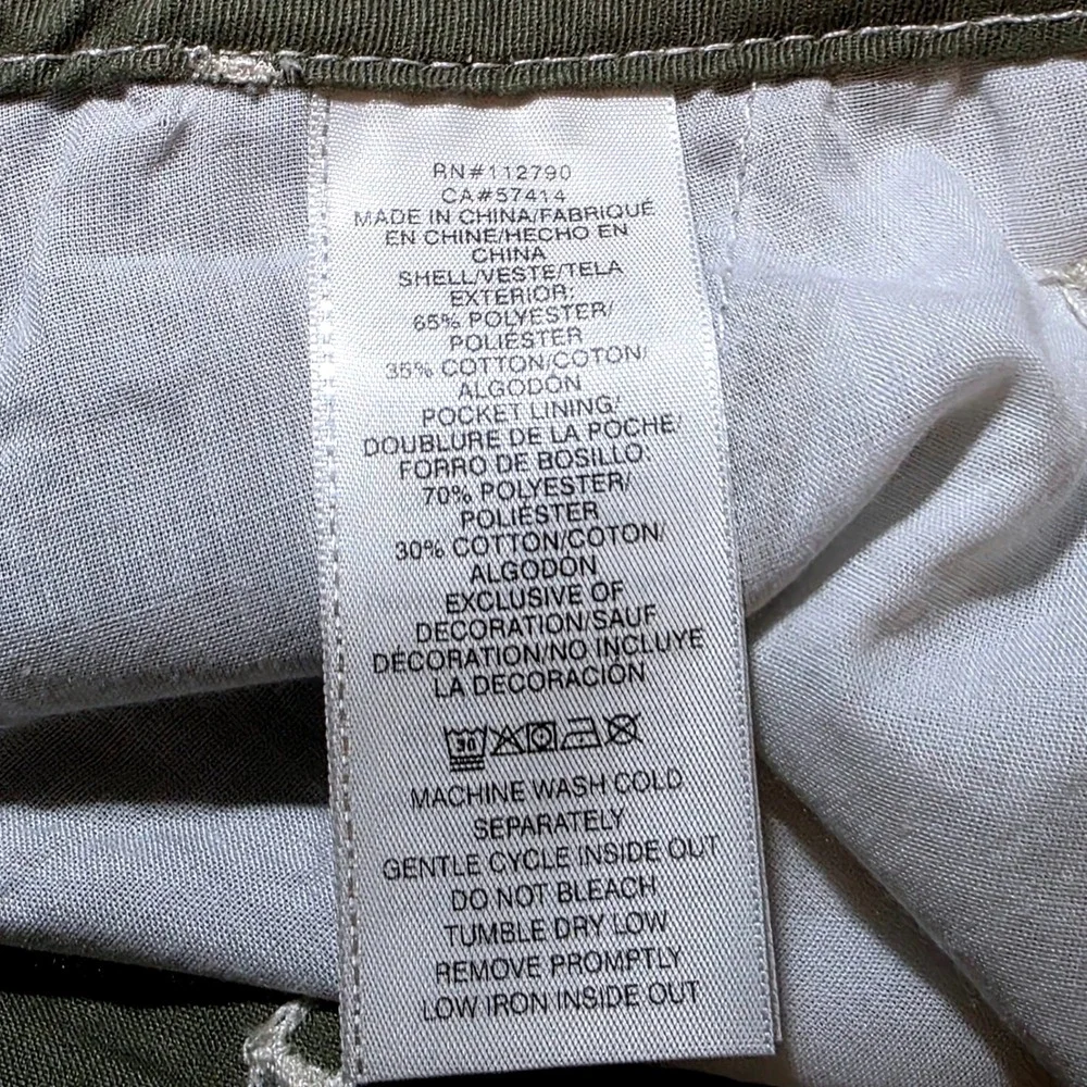 NWT True Religion Cargo SN Pant HS Outline Warped Horseshoe Mens 38 Kalamata